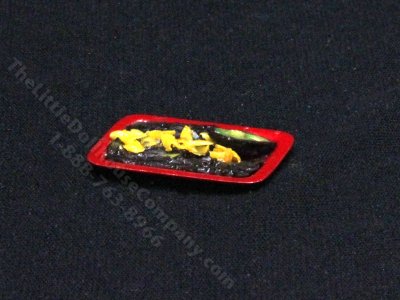 (image for) Miniature Tray of Refried Beans for Dollhouses