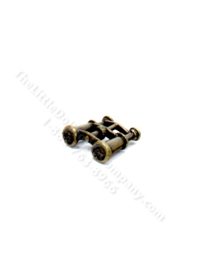 (image for) Miniature Brass Binoculars for Dollhouses