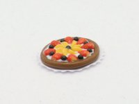 (image for) Miniature Smooth Chocolate Strawberry & Nectarine Tart