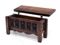 (image for) Vintage Miniature Jacobean Chest for Dollhouses