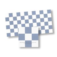 (image for) Dollhouse Scale Model Blue and White Mosaic Floor Tiles