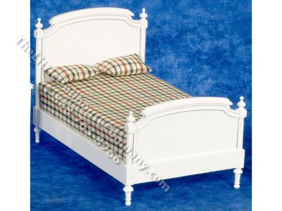 (image for) Dollhouse Miniature Bedroom Set - White