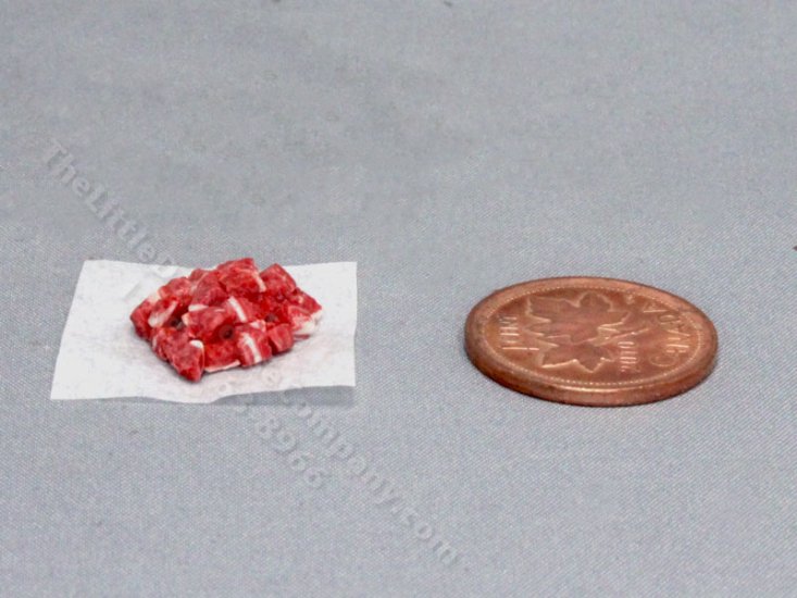 (image for) Miniature Chopped Steak on Paper by Charlotte Willmott