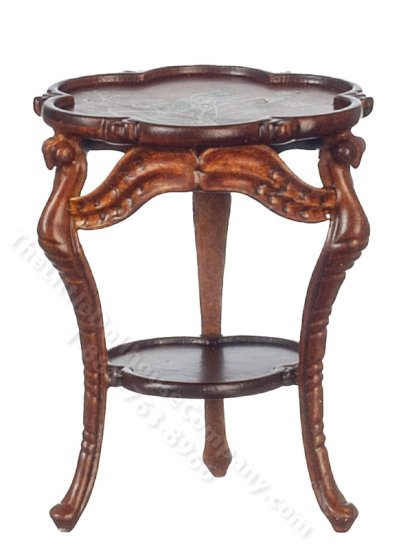 (image for) Dollhouse Scale Painted Walnut Coffee Table