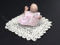 (image for) Miniature Angelica Spring Handmade Baby Doll with Blanket