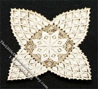 (image for) Miniature Laser Cut Flower Doily for Dollhouses