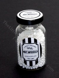 (image for) Miniature Sweets Jar of Mint Imperials for Dollhouses