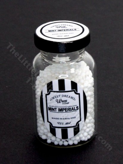 (image for) Miniature Sweets Jar of Mint Imperials for Dollhouses