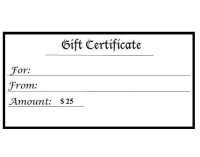 (image for) Dollhouse & Miniature Gift Certificates/ Gift Cards