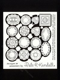 (image for) Miniature Round Doilies by Jeannetta Kendall for Dollhouses