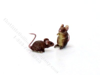 (image for) Miniature Handmade Mouse for Dollhouses (1pc)