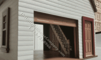 (image for) Half Scale Lansdowne One Car Garage Laser Cut Dollhouse Kit
