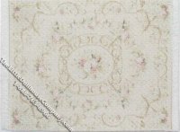 (image for) Miniature Small Flower Theme Rug for Dollhouses
