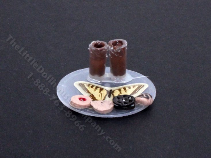(image for) Miniature Chocolate Milk and Cookies for Dollhouses