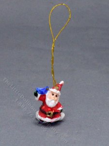 (image for) Miniature Santa Figurine for Dollhouses
