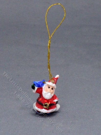 (image for) Miniature Santa Figurine for Dollhouses