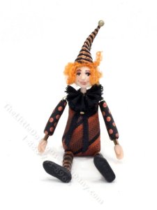 (image for) Miniature Halloween Clown by K Kuti Designs
