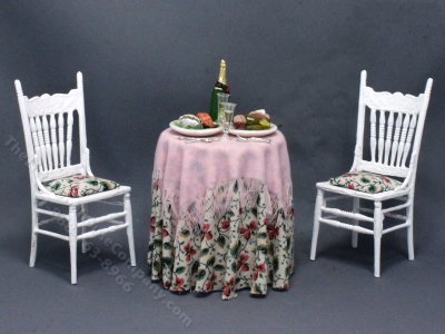 (image for) Miniature Lobster Dining Set for Dollhouses