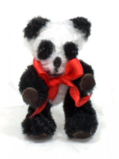 (image for) Miniature Panda Teddy Bear by Charlotte Willmott of Mouse House