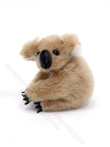 (image for) Miniature Stuffed Koala for Dollhouses