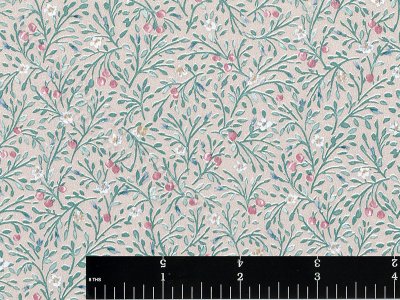 (image for) Berry Branches Miniature Wallpaper for Dollhouses