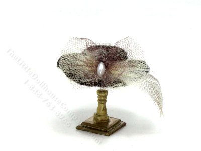 (image for) Ladies Floral Hat by Judith Blondell for Dollhouses