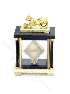 (image for) Miniature Art Deco Mantle Clock for Dollhouses