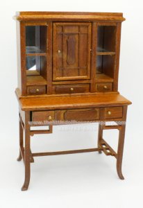(image for) Miniature Walnut Display Cabinet