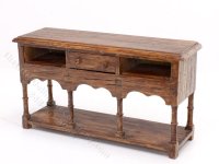 (image for) Miniature Walnut Console Table for Dollhouses
