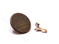 (image for) Miniature Sitting Cat Statuette for Dollhouses