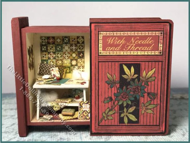 (image for) Miniature Secret Book - With Needle & Thread Kit
