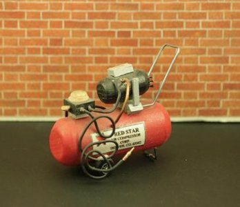 (image for) Dollhouse Scale Model Air Compressor