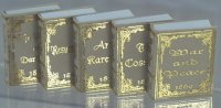 (image for) Miniature Reproduction Leo Tolstoy Books for Dollhouses