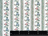 (image for) Kismet Stripe Pattern Miniature Wallpaper for Dollhouses - Pink