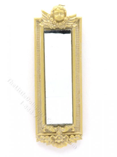 (image for) Miniature Gilt Dollhouse Mirror