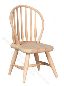 (image for) Miniature Windsor Chair for Dollhouses, Unfinished