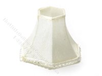 (image for) Miniature Silk Hexagon Lamp Shade for Dollhouses
