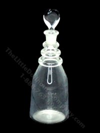 (image for) Miniature Large Glass Decanter for Dollhouses