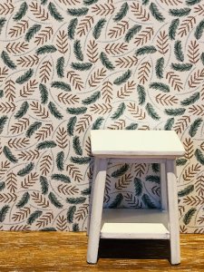 (image for) Dollhouse Scale Model Wallpaper - Pine Needles - 3pc Set