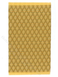 (image for) Miniature Gold Lattice Rug for Dollhouses