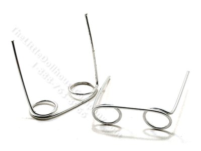 (image for) Miniature Silver Eyeglasses for Dollhouses (2pc)