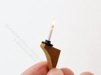 (image for) Miniature 12V Candle Bracket Sconce for Dollhouses
