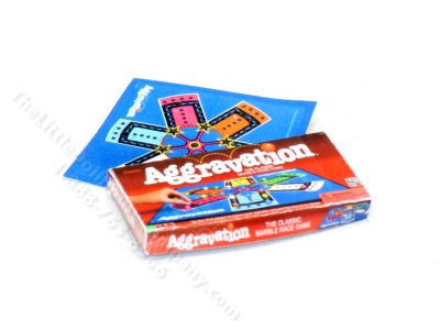 (image for) Miniature 'Aggravation' Board Game
