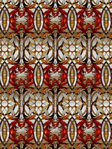(image for) 1/2" Geometric "Stained Glass" Sheets for Dollhouses