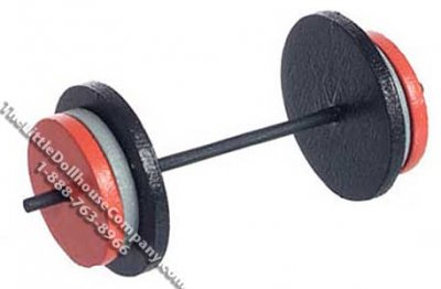(image for) Dollhouse Scale Model Barbell Set