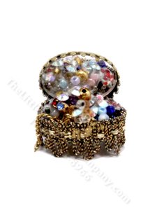 (image for) Miniature Handmade Gold Jewellery Box