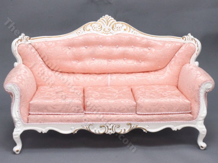 (image for) Louis XV Rococo/Baroque Sofa 18th Century Pink