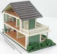 (image for) Assembled 1:144 Scale Summer House Dollhouse