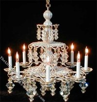 (image for) Miniature Symphony White Chandelier