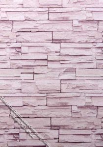 (image for) Gray Slate Pattern Miniature Wallpaper for Dollhouses